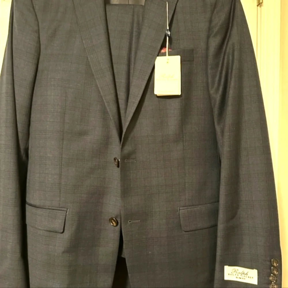 Ralph Lauren Suit Slim Fit ENTIRE SUIT 40 L (Jacket) W33 (Pants)   NWT - Picture 7 of 8